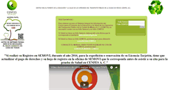 Desktop Screenshot of operador.cenfesac.org.mx